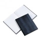 1Pc Blueline Executive Notebook, College/Margin Rule, 9 1/4 x 7 1/4, White, 150 Sheets