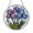 Acrylic 3.5 Inch, variant on Botanical Iris Glass Style Suncatcher – Decorative Window Hanging