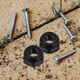 thumbnail image 1 of CATIEBYE 50Pcs Black Stainless Steel Nylon Insert Locknuts Self Locking for Secure Bolts, 1 of 8