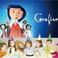 thumbnail image 2 of Coraline Background school Wall Decor Taspestry Poster Banner Backdrop Party Supplies, 2 of 6