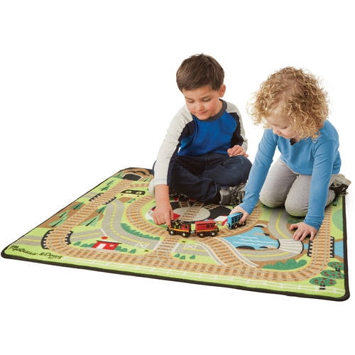 melissa and doug construction rug