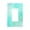 Style U, variant on Fuzoiu Cyan Mint Marble Print Single Duplex Outlet Cover Plate, Light Switch Cover, for Receptacle Light Switch, Switch Cover Decorative Wallplate-Style U