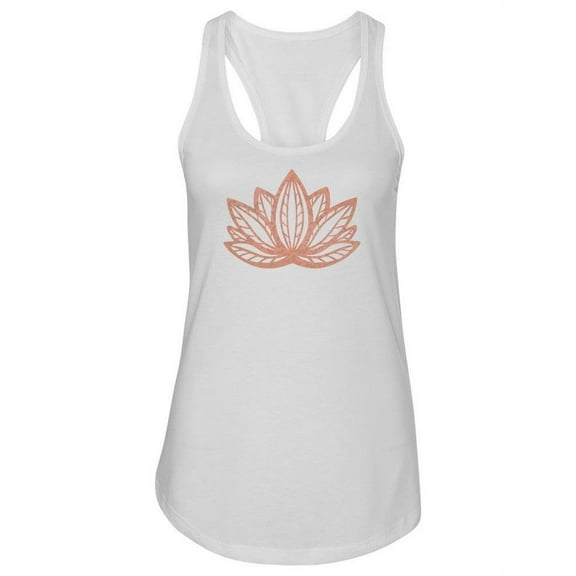 Sketch Of A Flower Tank Women -Image by Shutterstock, Female XX-Large
