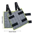 thumbnail image 3 of Cooling Vest for Men & Women - Summer Breathable Thermal Travel Vest, Adjustable Ice Vest for Motorcycle, Workers, Sports, Outdoor, Heat Relief 13"X13" (Grey), 3 of 7