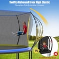 thumbnail image 3 of 12Ft Trampoline for Kids and Adults, Segmart Outdoor Trampoline with Fiberglass Rods, Recreational Trampoline with Smart Zipper System, 800lbs Weight Capacity Trampoline for Backyard Garden Patio, 3 of 8