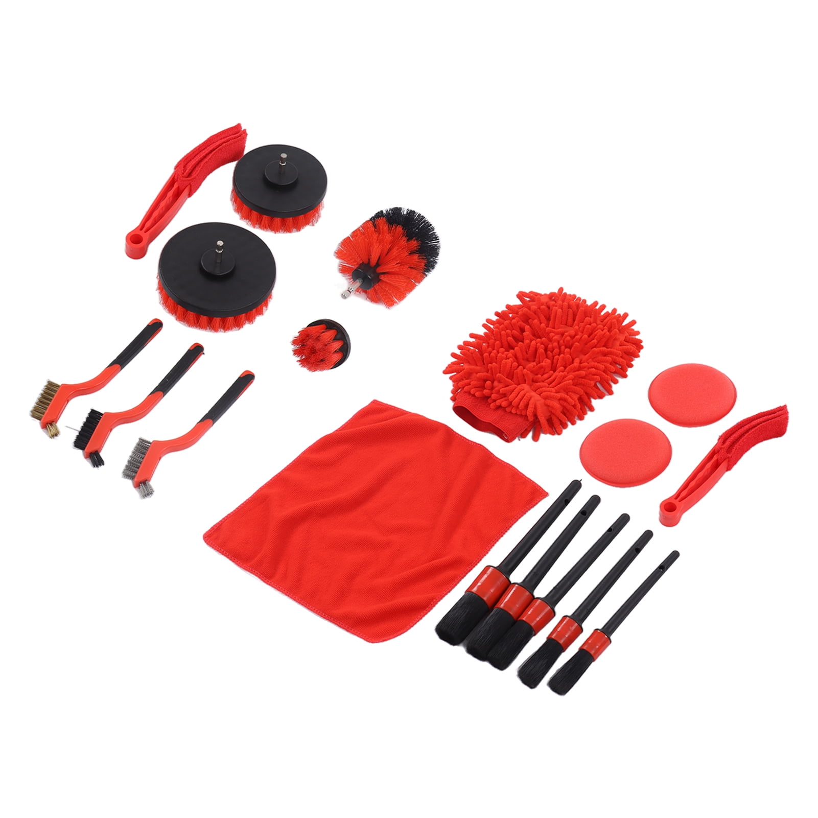 Fyydes Auto Detailing Drill Brush Set,Car Cleaning Tools,Car Cleaning