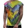 thumbnail image 1 of Moda de verano para hombres Impresión 3D Hombro expandido Casual Deportes Casual Camiseta sin mangas Chaleco Pompotops oipoqjl30667, 1 of 5