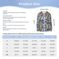 thumbnail image 5 of Xecao Colorful Butterfly1 Print Fishing Shirts for teenager Long Sleeve UV Sun Protection Hoodie with Zipper Outdoor Hiking Shirts-X-Large, 5 of 7