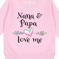 thumbnail image 3 of Inktastic Nana and Papa Love Me Heart Grandchild Toddler Sweatshirt, 3 of 4