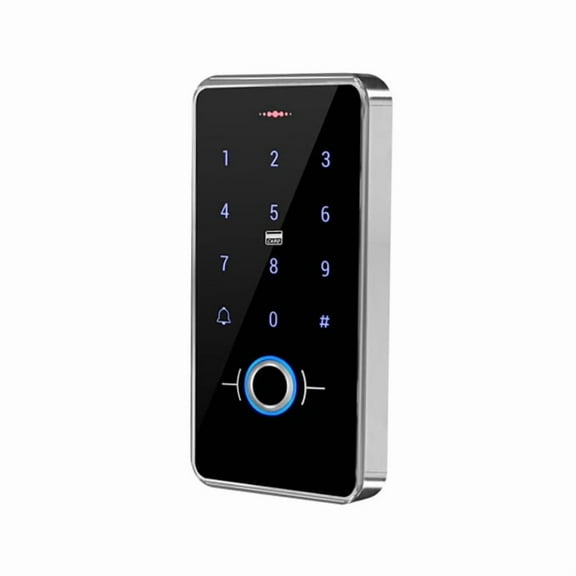 Fingerprint Door Lock, Password Card Reader IP65 Smart Digital Access Controller （black）