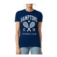 thumbnail image 2 of Wild Bobby Hamptons Tennis Club Est 1986 Sports Womens Graphic T-Shirt, Navy, XX-Large, 2 of 6