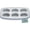 Marble, variant on Bakken 6-Cup Cake and Muffin Pan, Aluminized Steel with Ceramic Non-Stick Coating, Non-Toxic, Heavy-Duty Bakeware, Even Heat Distribution, 10.8 x 8.8 Inches - Teal