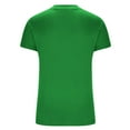 thumbnail image 4 of Wyobmus Womens T Shirts Summer Basic Pullover Tops Short Sleeve Slim Fit Tees Cute Crew Neck Gym Workout Blouse B-Green, 4 of 7