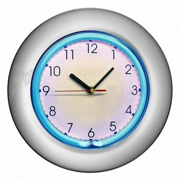 12" Color Changing Neon Clock