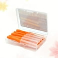 thumbnail image 4 of Interdental Brushes Between Teeth Cleaners Dental Cleaning Tool Portable Floss Pick 10pcs（Orange）, 4 of 5
