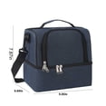 thumbnail image 4 of Ohufall Double Layer Leakproof Insulated Lunch Backpack Large Capacity For Men Women Daily Use, 4 of 6