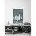 thumbnail image 6 of White Sailboats Floater Framed Painting Print on Canvas, 6 of 6