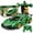 Green, variant on Dinosaur Transforming Remote Control Car,1:16 RC Car with One-Click Conversion, RC Toy Gift for Kids 3+