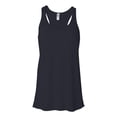thumbnail image 1 of Bella Ladies Flowy Racerback Tank, M, Midnight, 1 of 5
