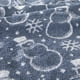 thumbnail image 2 of Toalla SKL Home Invierno Navidad Muñecos de Nieve 2pz Azul 41x66 cm, 2 of 6