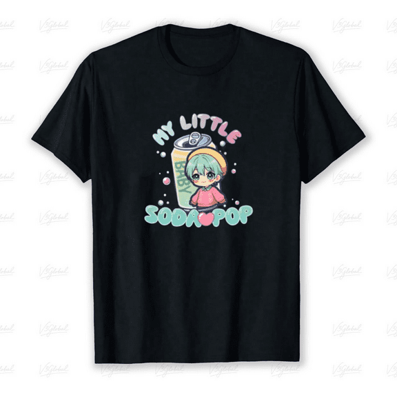 My Little Soda Pop Cute Anime Cartoon Girl Retro Colorful Summer Fun Unisex T-Shirt up to size 5XL