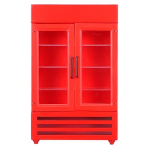 Réfrigérateur de congélateur maison de poupée miniature Mini Réfrigérateur de boissons Modèle de réfrigérateur à poupée