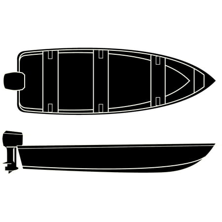 Seachoice Haze Gray 10 oz Cotton Duck Semi-Custom Trailerable Boat (Best Custom Boat Covers)