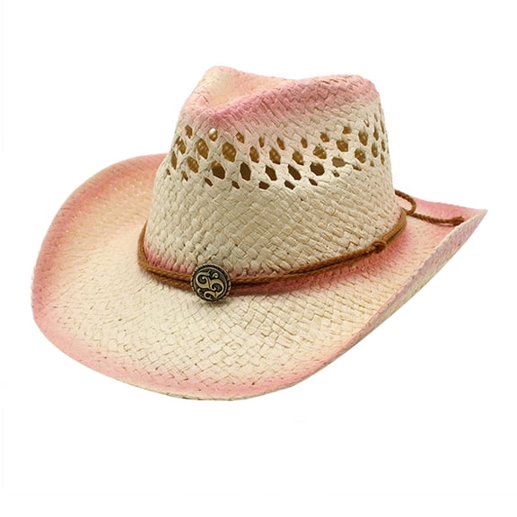 Western Cowboy Hat Breathable Cowboy Hat Unisex Photo Props Versatile Mountaineering Hat Handmade Cowgirl Hat