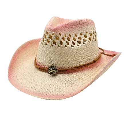 Handmade Fishing Hat Wide Brim Woven Cowboy Hat for Women Men Dress-up Party Unisex Cowgirl Hat for Camping