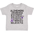 thumbnail image 3 of Inktastic Alzheimers Disease Awareness Month Ribbon Boys or Girls Toddler T-Shirt, 3 of 5