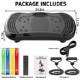 thumbnail image 5 of Vibration Plate Exercise Machine,Mibote Whole Body Workout Waver with Fitness 2 Resistance Bands Weight Loss Gifts for Women Men, 5 of 10