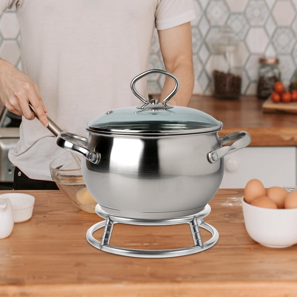 unbranded 2Ud Soporte Para Ollas Y Vaporera De Acero Inoxidable Ecológico Para Cocina