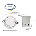 thumbnail image 2 of YUURTA (10-Pack) 4 Inch 9W Ceiling Recessed LED Downlight (Canless Pot Light) 5CCT Color Selectable 2700K/3000K/3500K/4000K/5000K Dimmable 750Lm 120V, 2 of 5