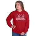 thumbnail image 4 of American Freedom Declare Independence Sweatshirt for Men or Women Brisco Brands 2X, 4 of 6