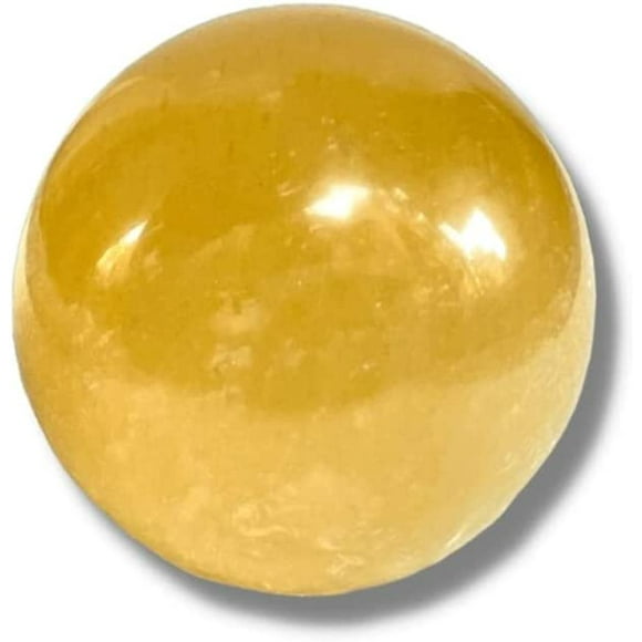 Spiritual Elementz Natural Calcite Crystal Sphere and Gemstone Ball for Reiki, Home Decor, Crystals and Healing Stones,(40-50mm) Stone for Success