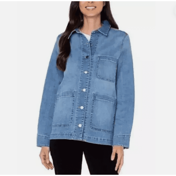 Well Worn Women's Denim Chore Jacket Denim Small