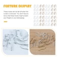 thumbnail image 3 of BRIGHTFUFU 350Pcs Curtain Hanging Clips Hook Rust-Proof for Household Users, 3 of 8