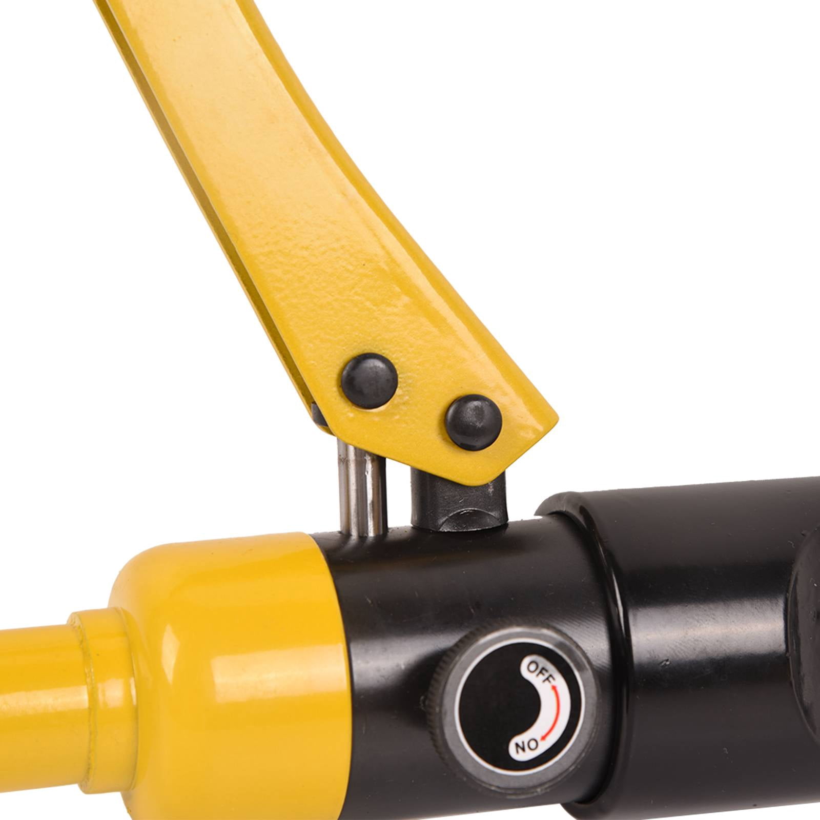 LCyindu 12T Hydraulic Crimping Tool 8AWG-250MCM Battery Cable Crimping Tool 0.55 inch Stroke Hydraulic Lug Crimper Electrical Terminal Crimper with 8 Pairs of Die Sets