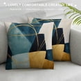 thumbnail image 3 of Jiayy  Geometric Throw Pillow Covers Navy Blue Grey Teal Pillows Cases Abstract Boho Pillow Covers Mid Century Modern Cushions Covers for Couch Sofa, 3 of 5