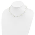 thumbnail image 4 of Auriga Fine Jewelry 925 Sterling Silver Rh-plated Fresh Water Cultured Pearl Necklace for Women 16", 4 of 5