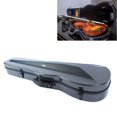 thumbnail image 4 of Violin Hard Case, Standard Size Delicate Violin Box Thickened Lining Strong Carbon Fiber  For Performance, 4 of 7