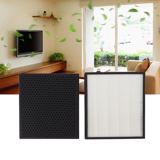 Air Filter Kit, Effective Washable Air Cleaner Filter Replacement 1 Set for Home