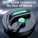 thumbnail image 5 of Auriculares de conducción ósea, oreja abierta, deportivos inalámbricos, Bluetooth, micrófono integrado, entrenamientos de carrera y ciclismo, estéreo verde, 5 of 7