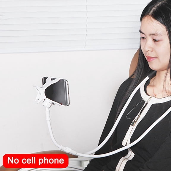 QHUDLV Universal 360 Flexible Lazy Neck Hanging Stand,Bedside Phone Support