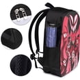 thumbnail image 4 of Hazbin Hotel Laptop Backpack With Usb Charging Port 17 Inch Daypack Travel College School Computer Bag Bookbag, 4 of 9