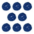 thumbnail image 1 of Uxcell 8 Paquete de Bolas de Ratán Tejido de 2 pulgadas para Decoración de Navidad, Bodas y Acción de Gracias Azul, 1 of 6