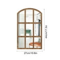 thumbnail image 5 of Three-Dimensional Imitation Window Wooden Acrylic Mirror Wall Sticker Decoration, 5 of 9