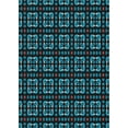 thumbnail image 1 of Ahgly Company Indoor Rectangle Patterned Blue Ivy Blue Novelty Area Rugs, 8' x 10', 1 of 6