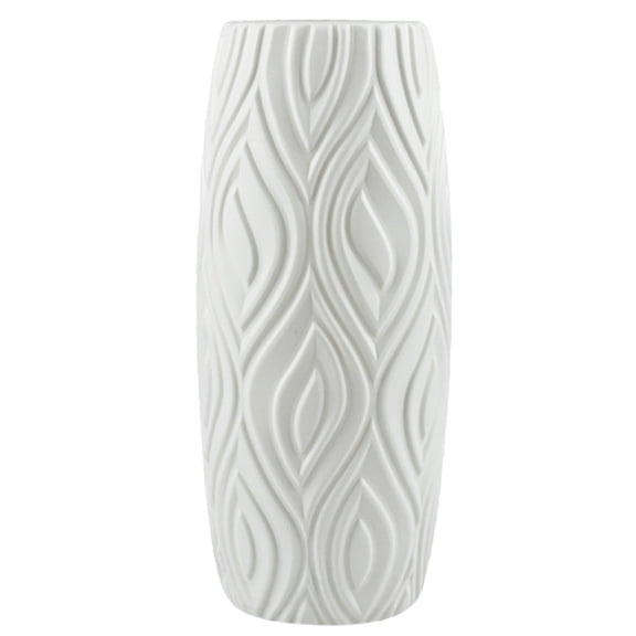 BINGLI Unbreakable Vase for Flowers Ceramic Look Plastic Vases Decorative Floral Vase for Wedding Centerpieces Living Room Dining Table Bathroom Home Decor
