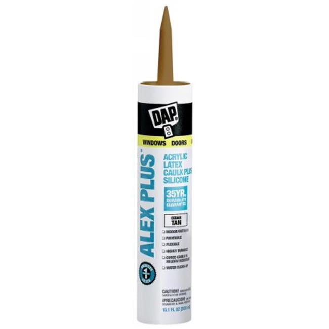 Cedar Tan Acrylic Latex Caulk With Silicone